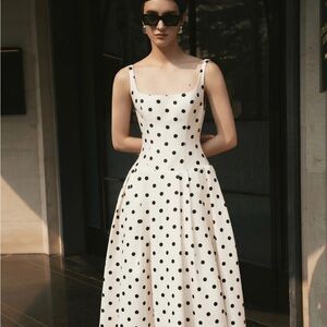 Polka Dot Sleeveless Dress
